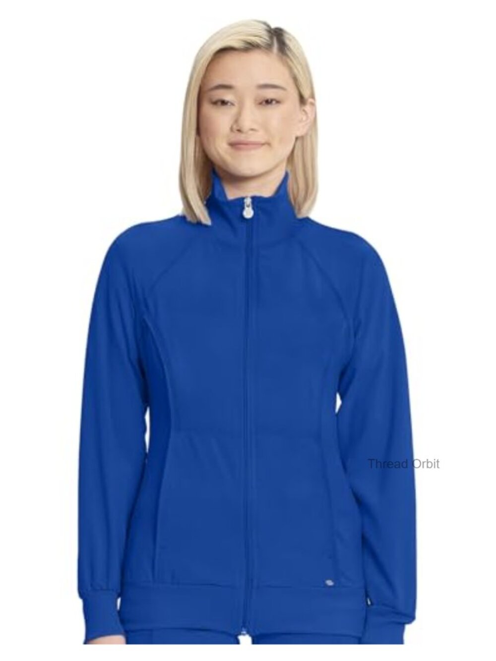 Cherokee Infinity Zip Front Scrub Jacket Contemporary Fit Medical Nurse